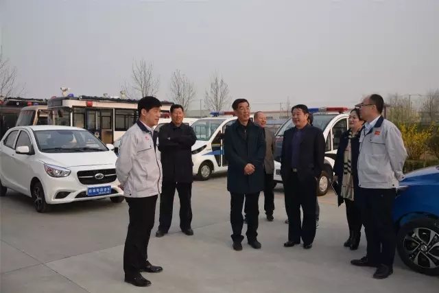 河北省政协财经委主任卢瑞卿到河北公海彩船6600新能源科技集团考察调研