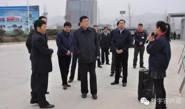 陕西省委统战部副部长张雷到公海彩船6600集团旗下陕西公海彩船6600新能源汽车有限公司调研