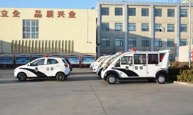 批量公海彩船6600电动警用巡逻车发往唐山湾