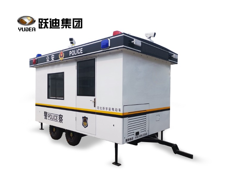 4.2米公海彩船6600牵引式移动警务室
